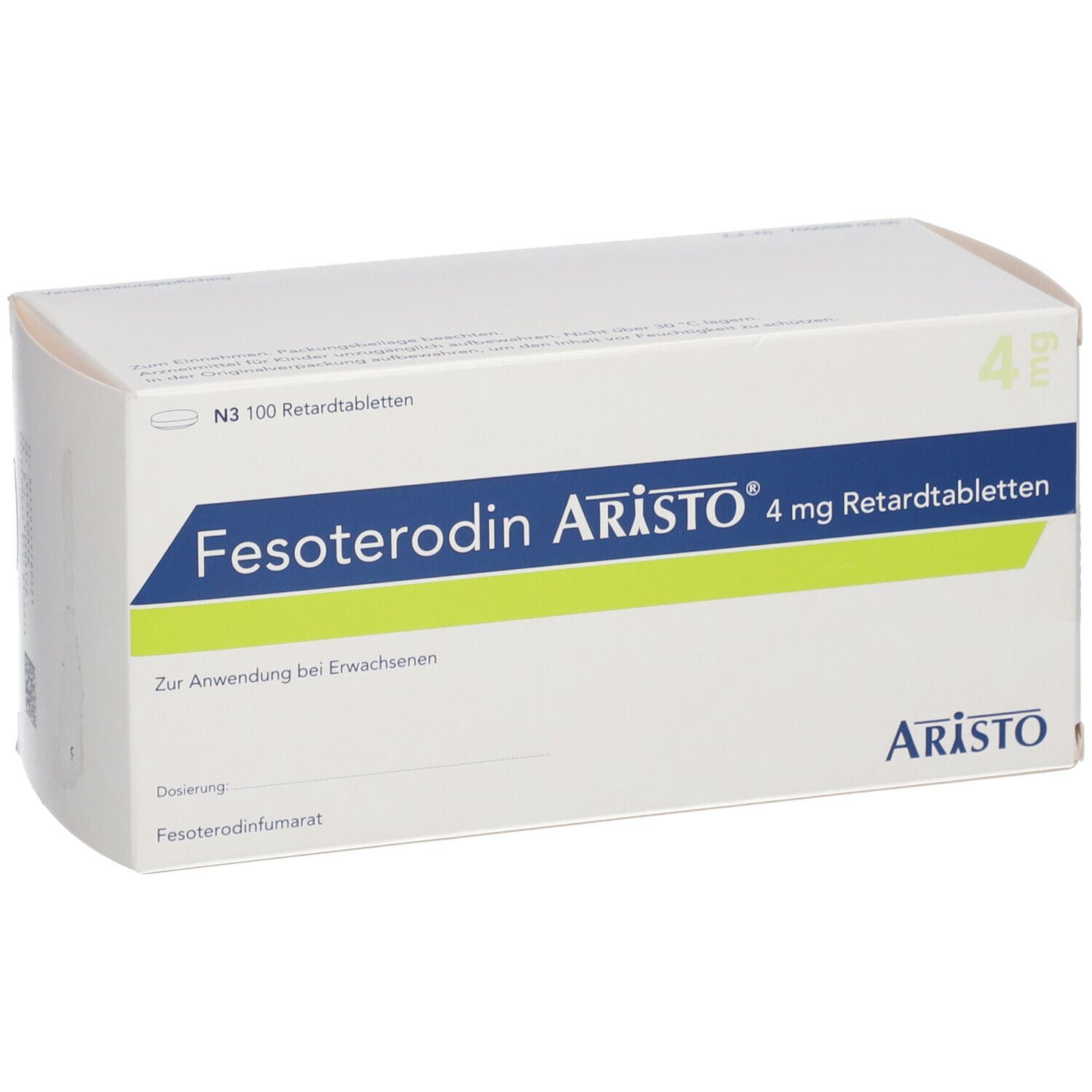 FESOTERODIN Aristo 4 mg Retardtabletten