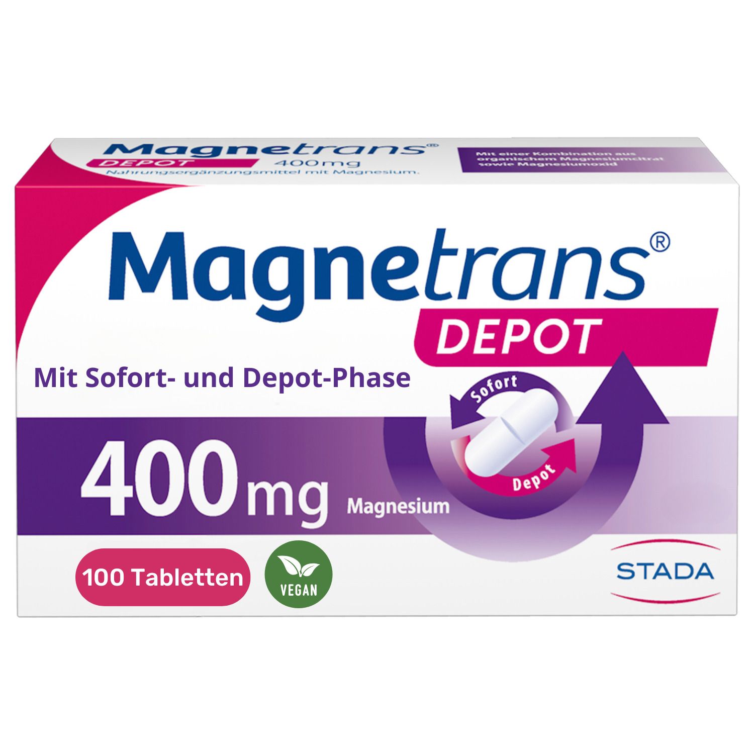 Magnetrans® Depot 400mg Magnesium mit 2-Phasen-Technologie