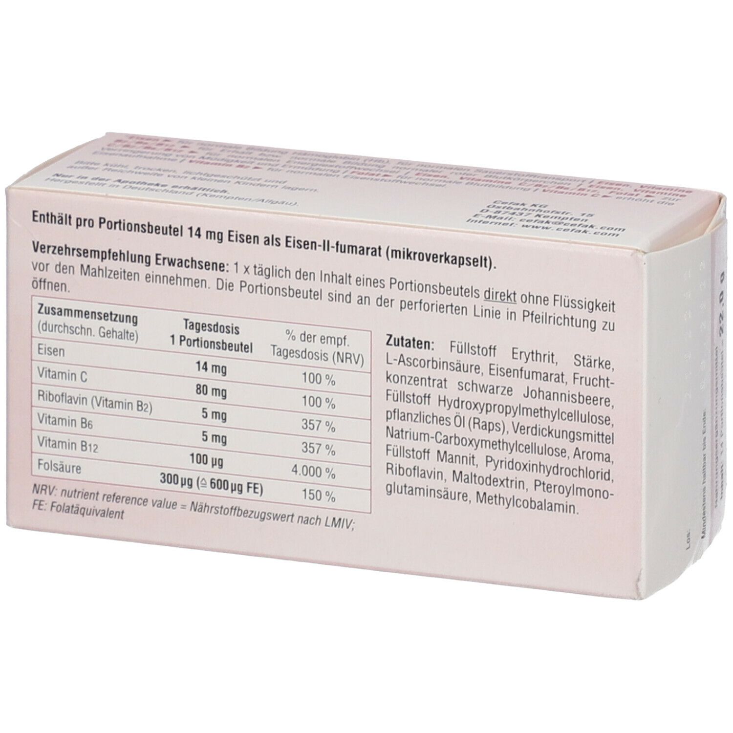 Cefavit® ferrit Stix