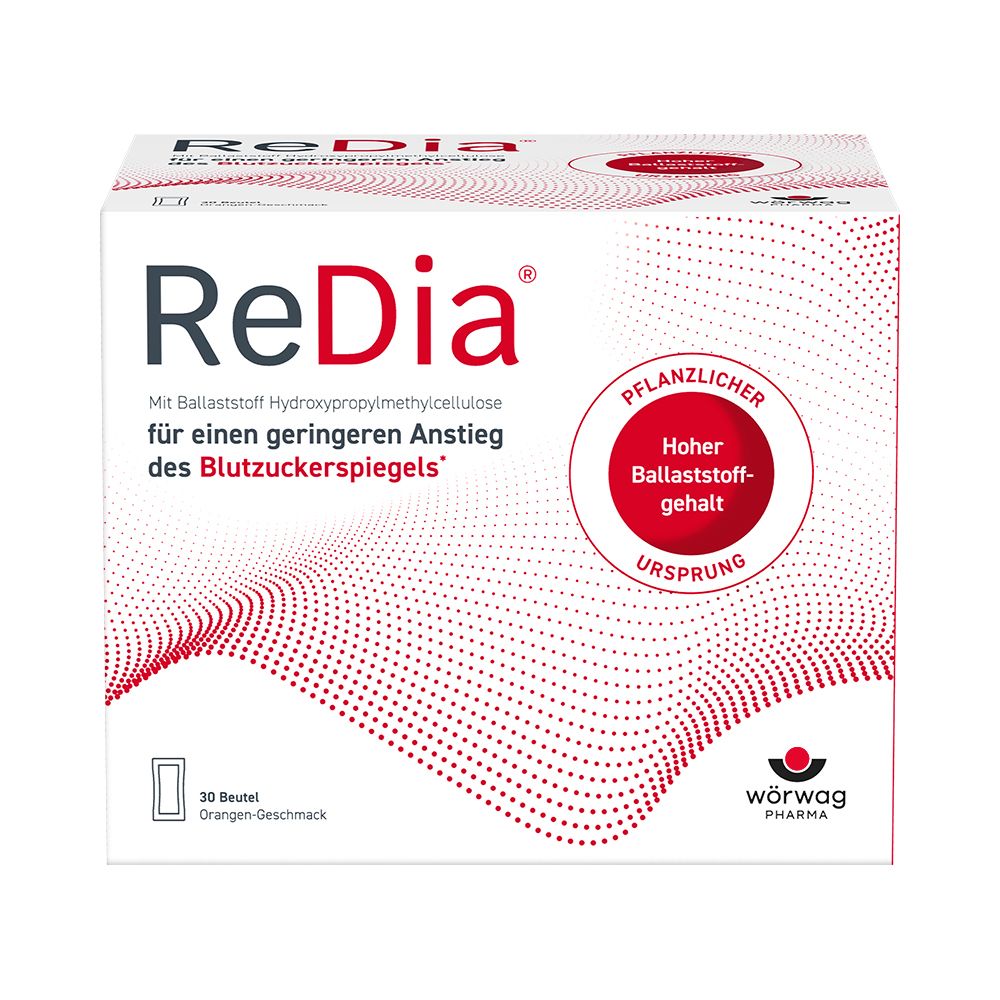 ReDia® Ballaststoff-Drink – für einen geringeren Anstieg des Blutzuckerspiegels