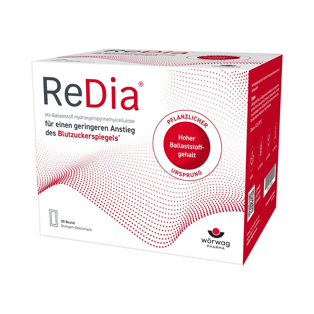 ReDia® Ballaststoff-Drink – für einen geringeren Anstieg des Blutzuckerspiegels