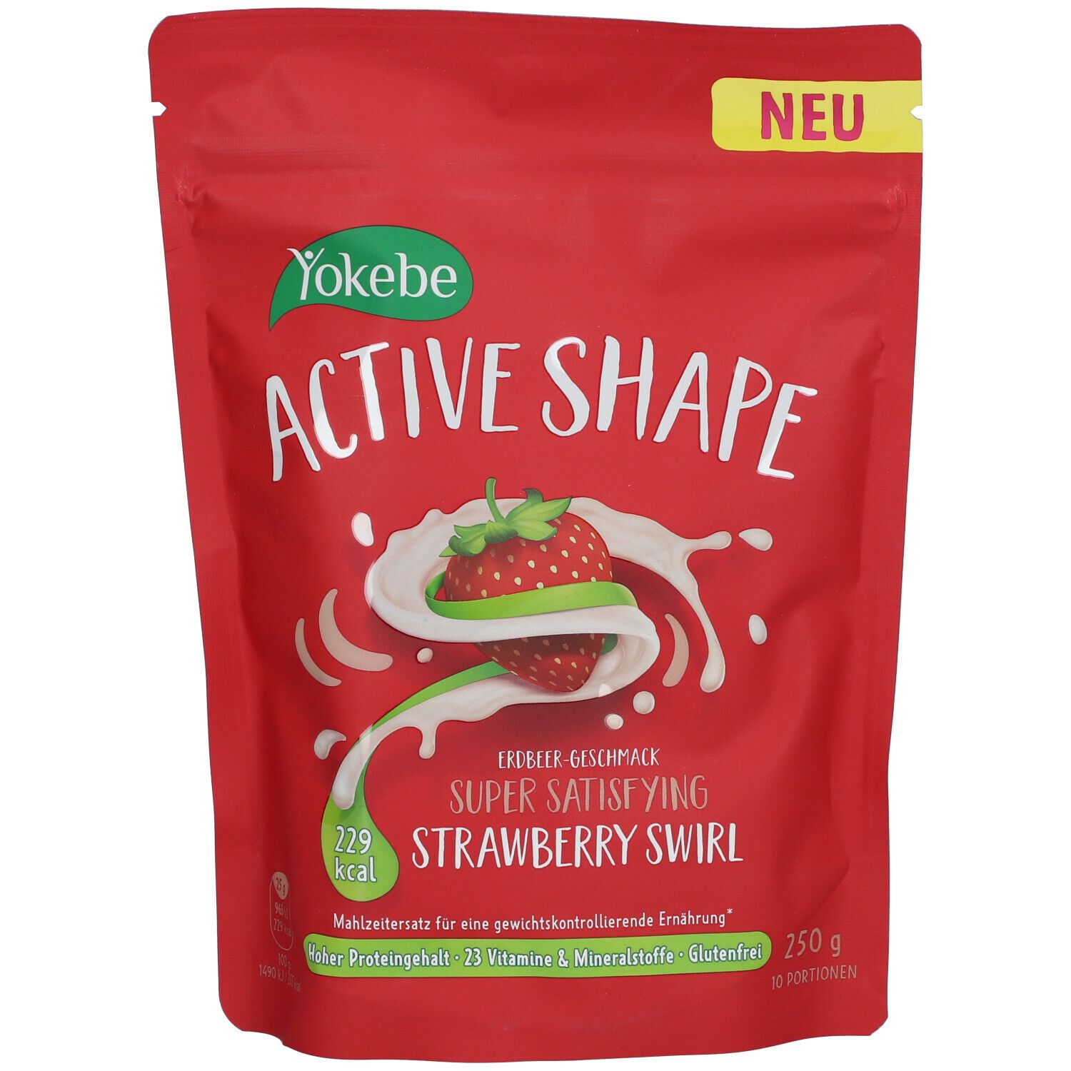 Yokebe Active Shape Strawberry Swirl