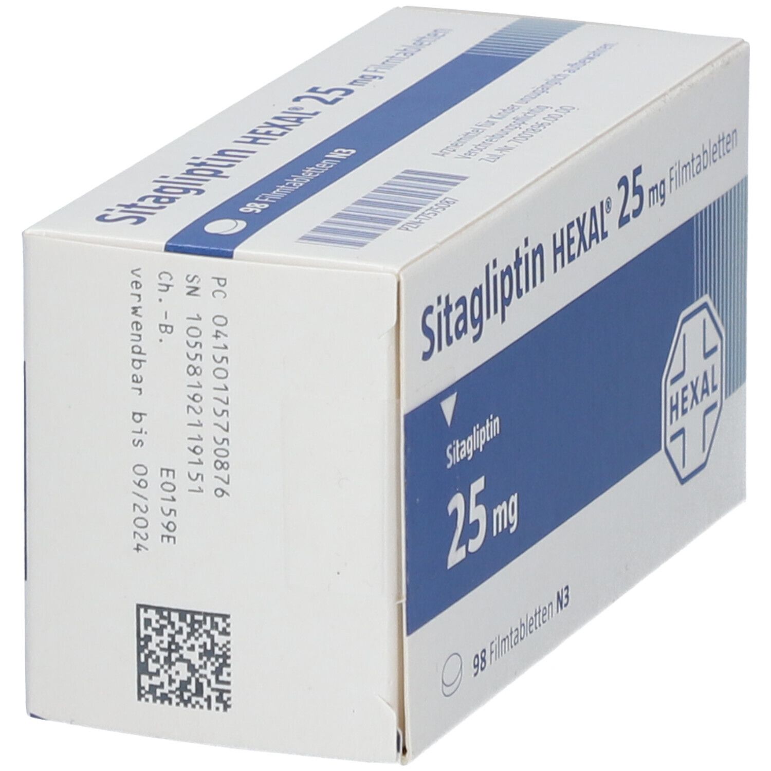 Sitagliptin Hexal 25 mg Filmtabletten 98 St