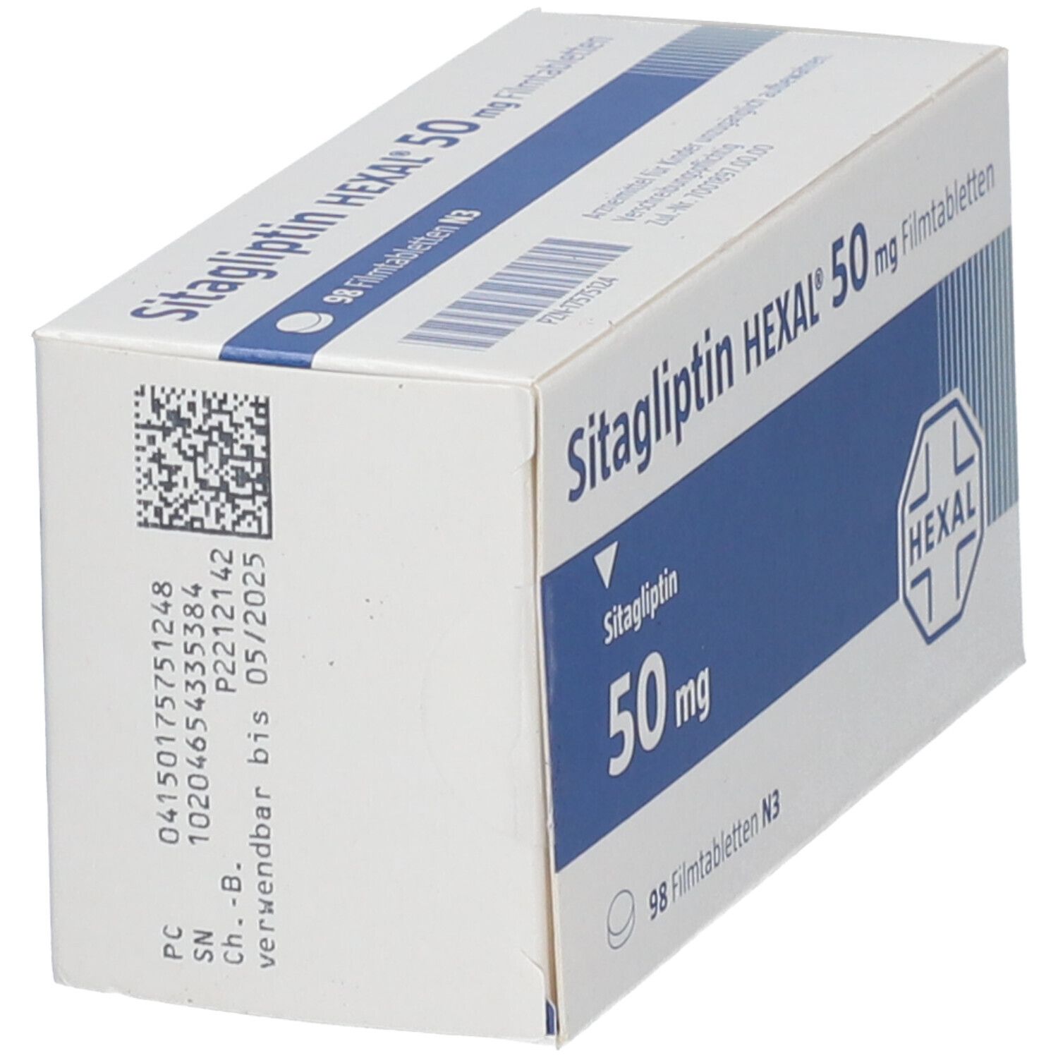 Sitagliptin Hexal 50 mg Filmtabletten 98 St