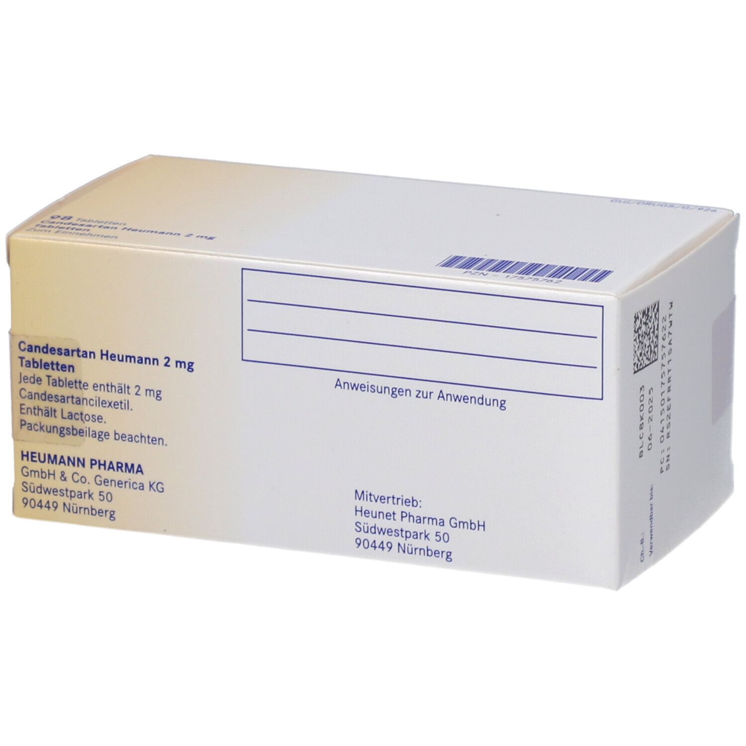 CANDESARTAN Heumann 2 mg Tabletten