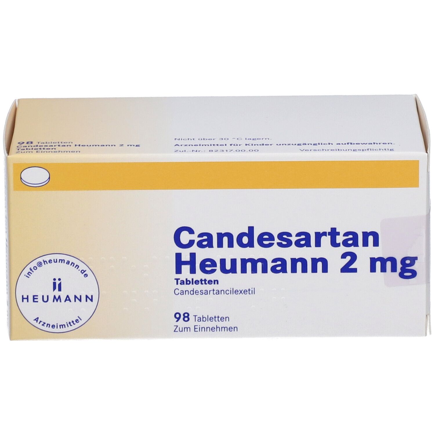 CANDESARTAN Heumann 2 mg Tabletten