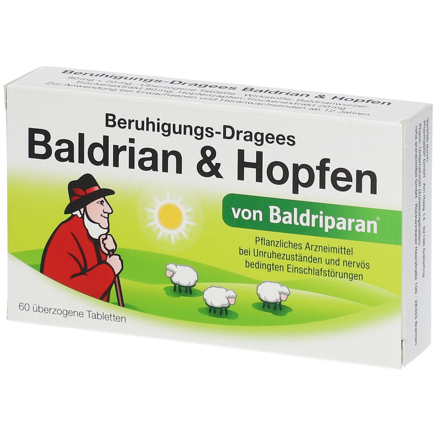Baldriparan® Beruhigungs-Dragees Baldrian & Hopfen