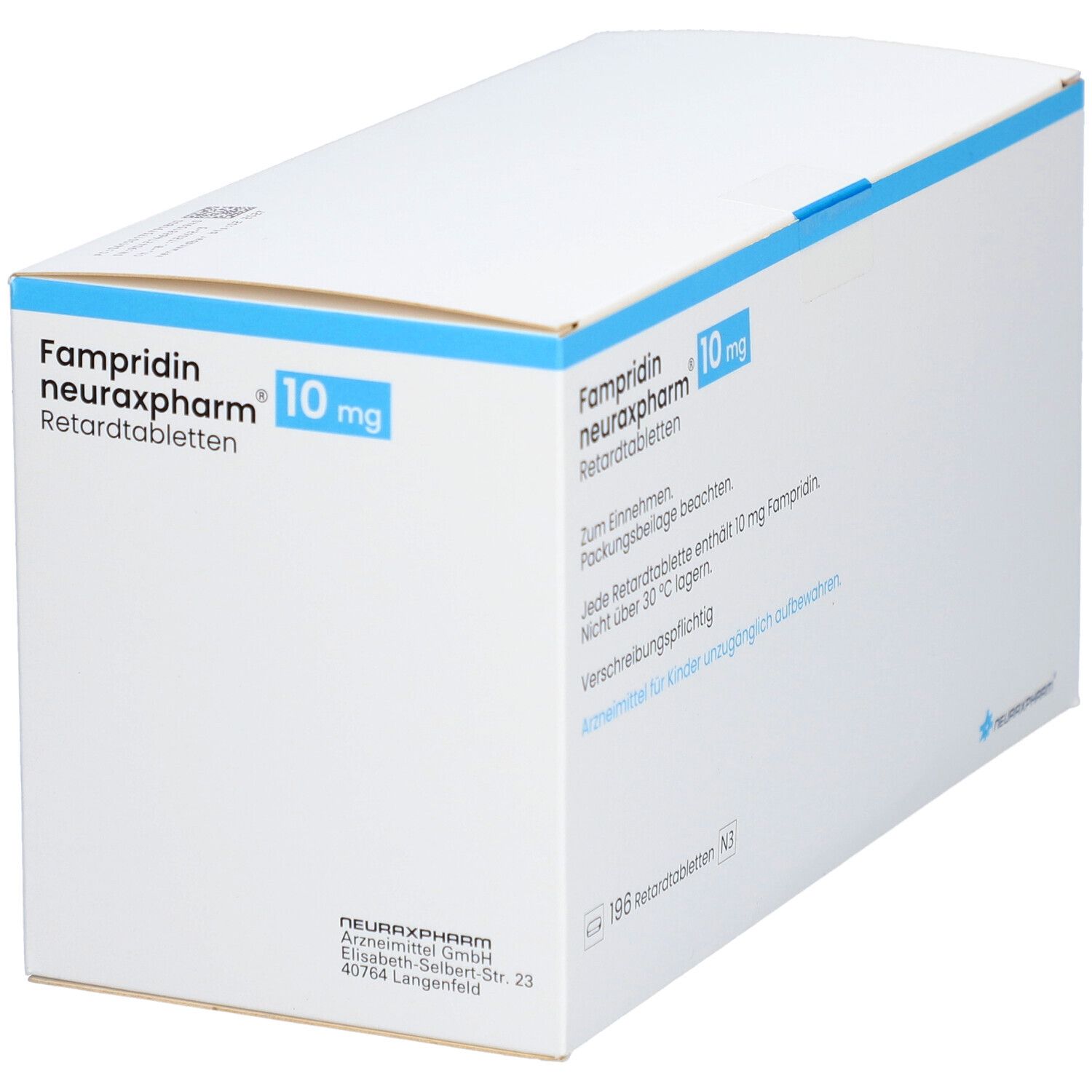 Fampridin neuraxpharm 10 mg Retardtabletten 196 St Retard-Tabletten