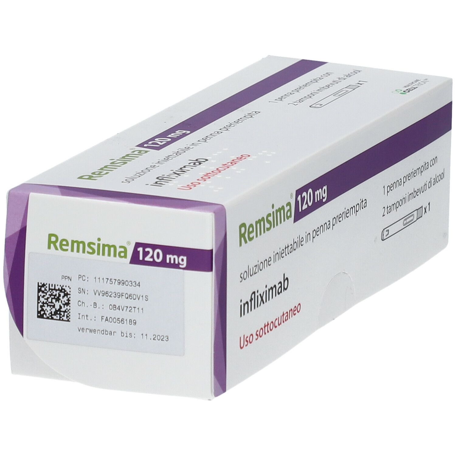 Remsima 120 mg Injektionslösung im Fertigpen 1 St