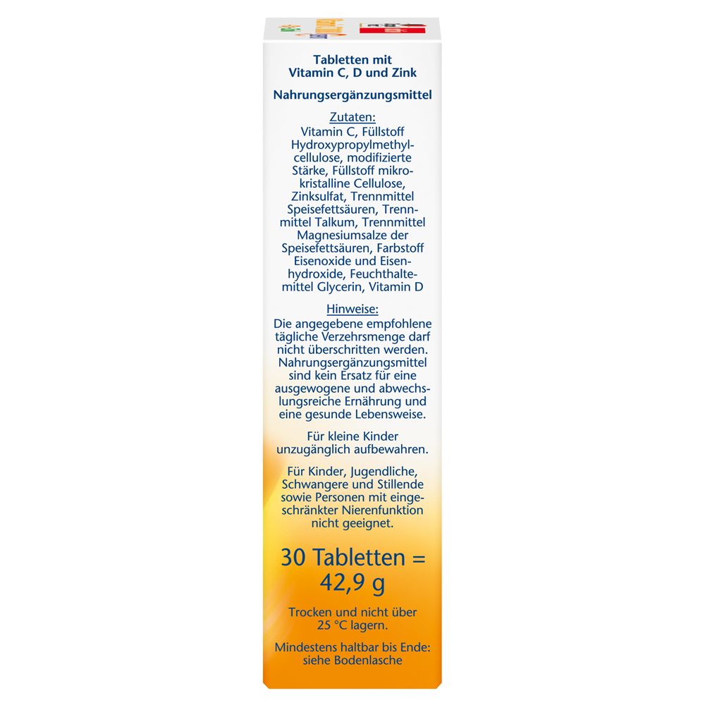 Doppelherz® Vitamin C 1000 + D3 + Zink DEPOT