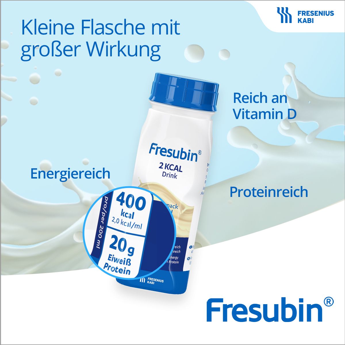 Fresubin 2 kcal Trinknahrung Mischkarton herzhaft | Aufbaukost & Nahrung mit Vitamin D für mehr Energie
