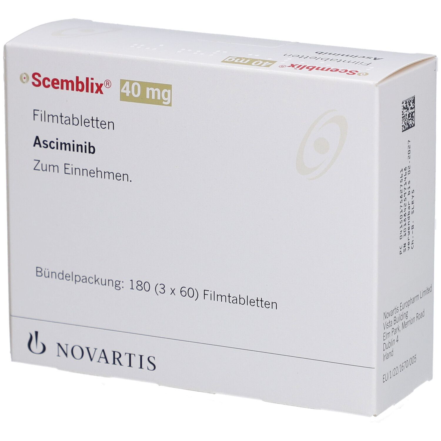 SCEMBLIX 40 mg Filmtabletten