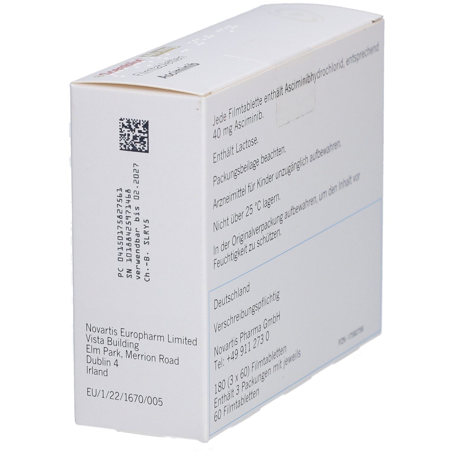 SCEMBLIX 40 mg Filmtabletten