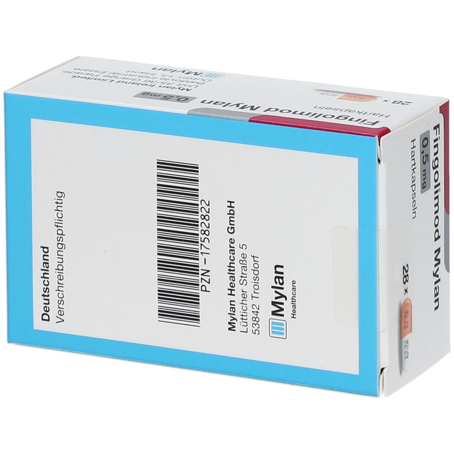 FINGOLIMOD Mylan 0,5 mg Hartkapseln