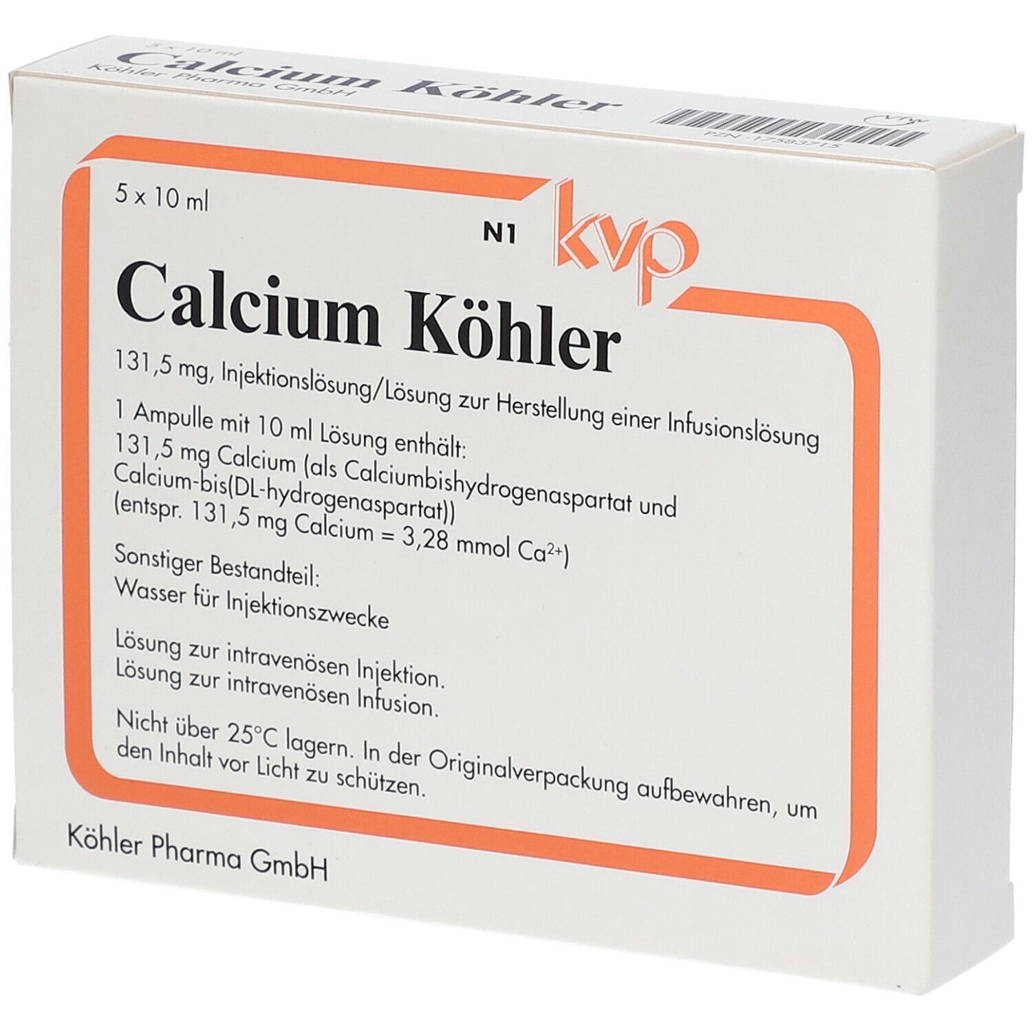 Calcium Köhler, 131,5 mg