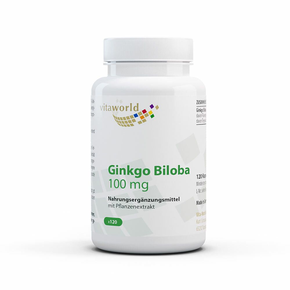 Ginkgo Biloba 100 mg Extrakt
