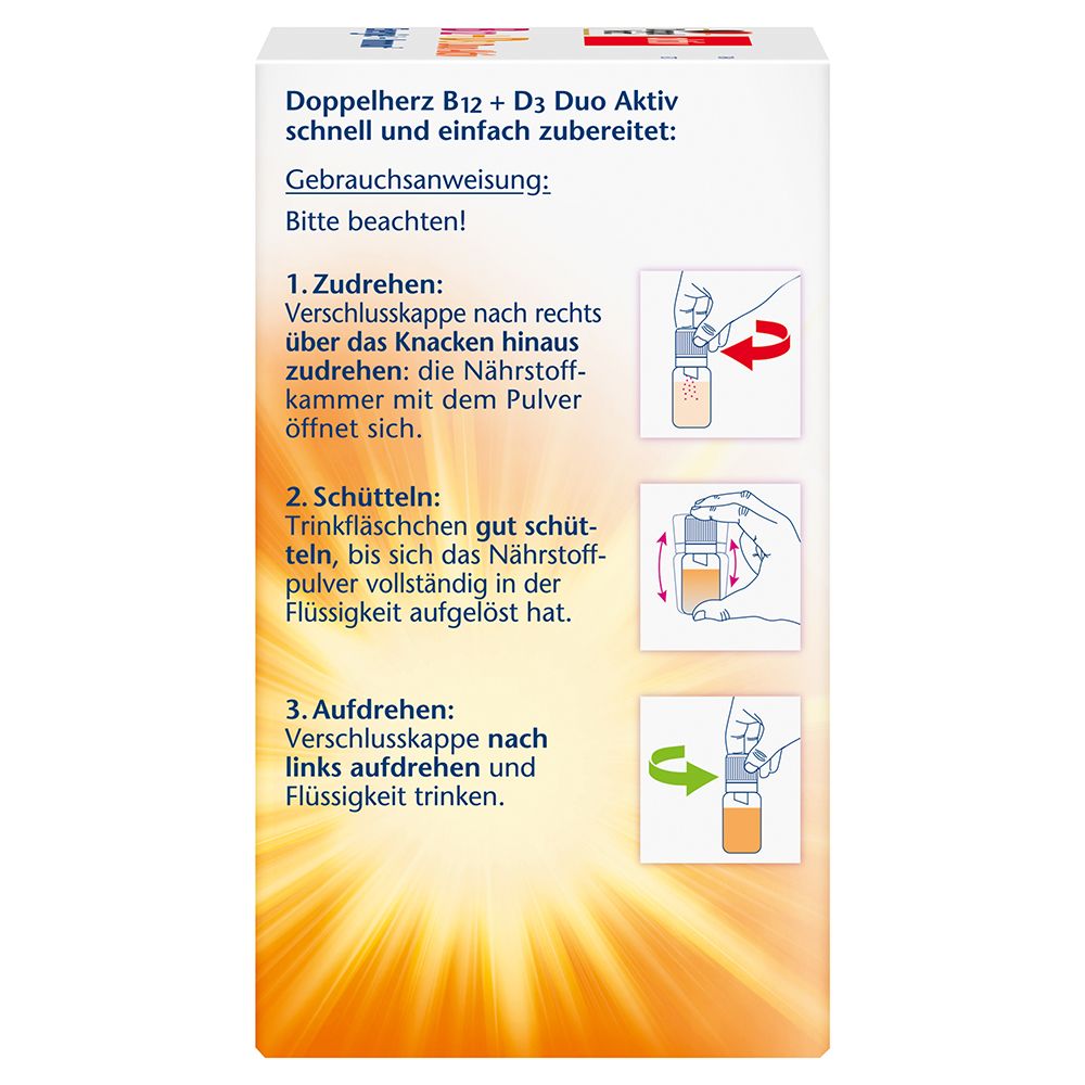 Doppelherz® aktiv B12 + D3 Duo Aktiv Energie+Immun