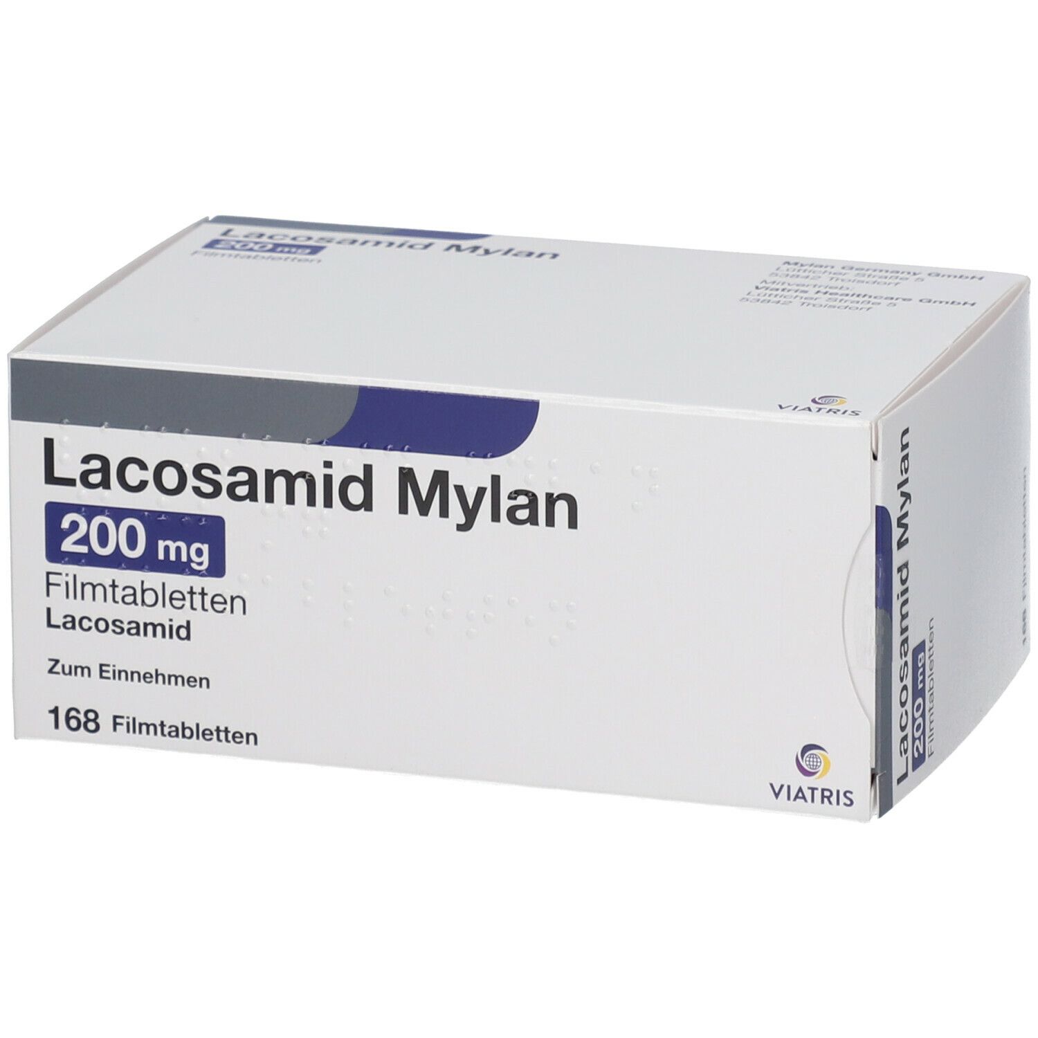 LACOSAMID Mylan 200 mg Filmtabletten