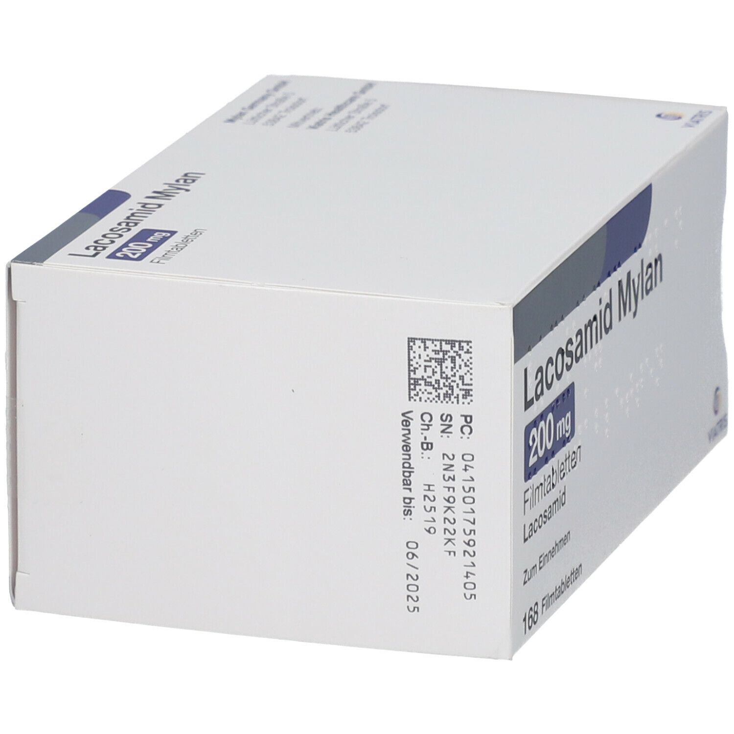 Lacosamid Mylan 50 mg Filmtabletten 168 St