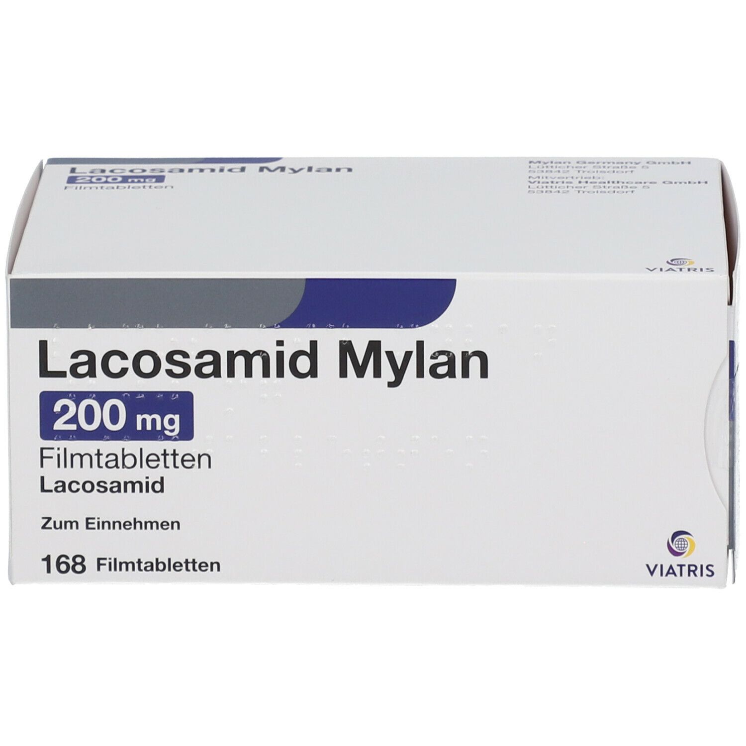 LACOSAMID Mylan 200 mg Filmtabletten