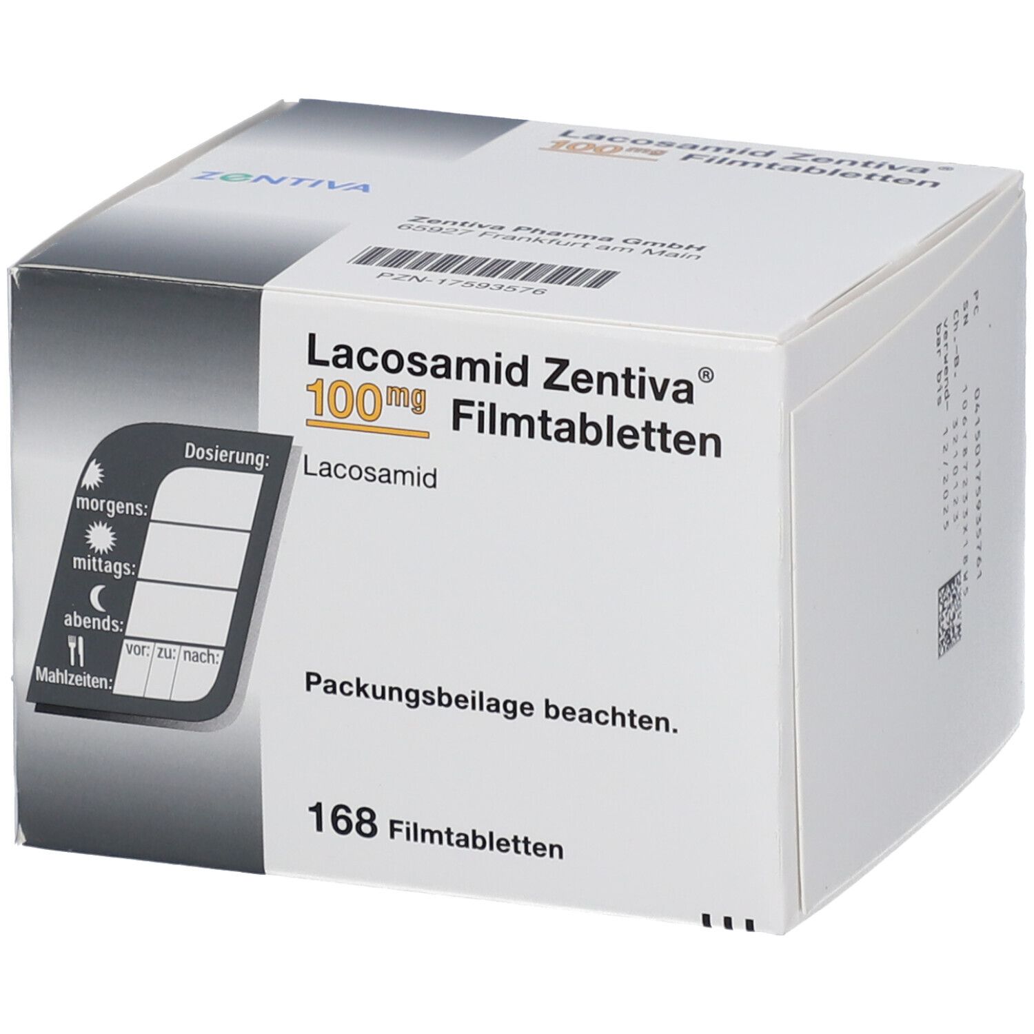 LACOSAMID Zentiva 100 mg Filmtabletten