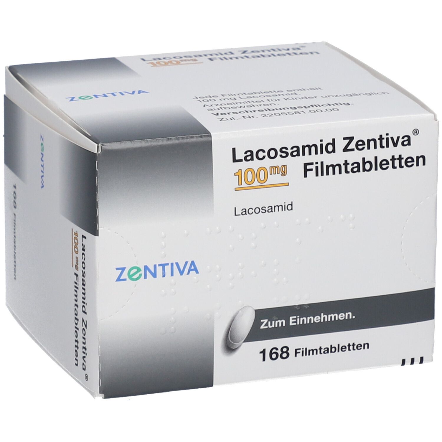LACOSAMID Zentiva 100 mg Filmtabletten