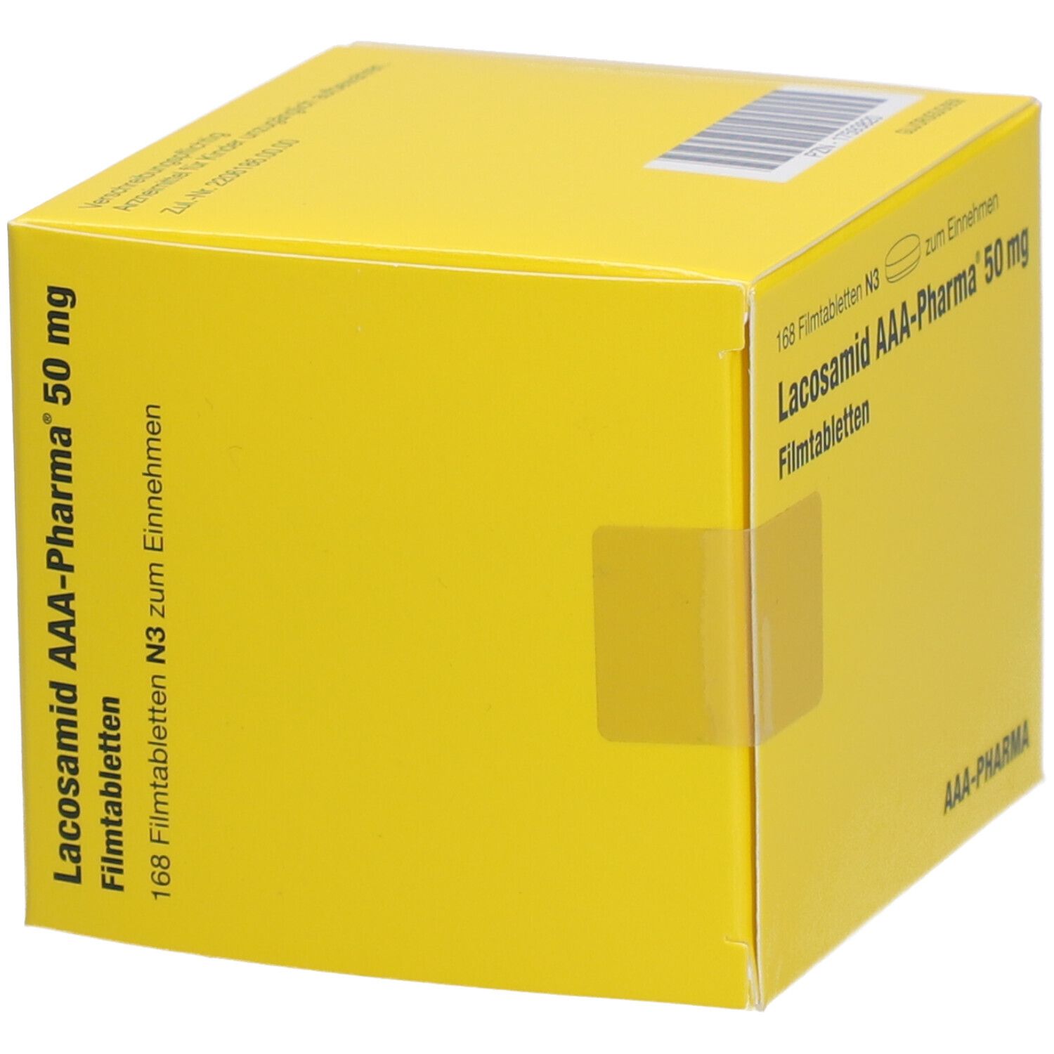 Lacosamid AAA-Pharma 50 mg Filmtabletten 168 St