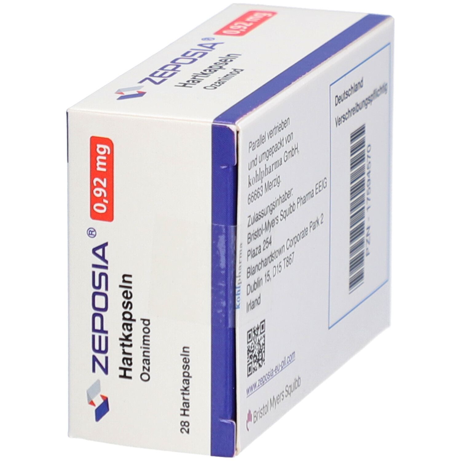 ZEPOSIA 0,92 mg Hartkapseln
