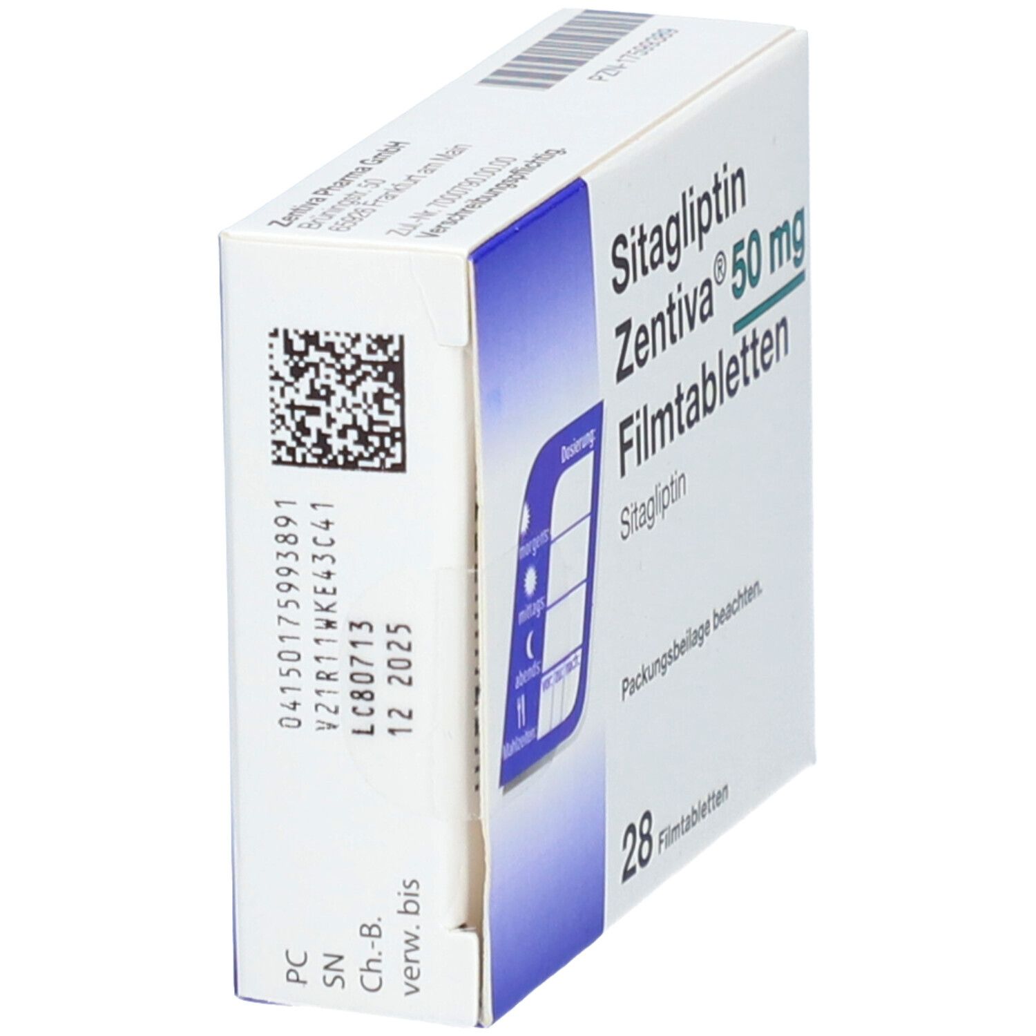 Sitagliptin Stada 50 mg Filmtabletten 28 St