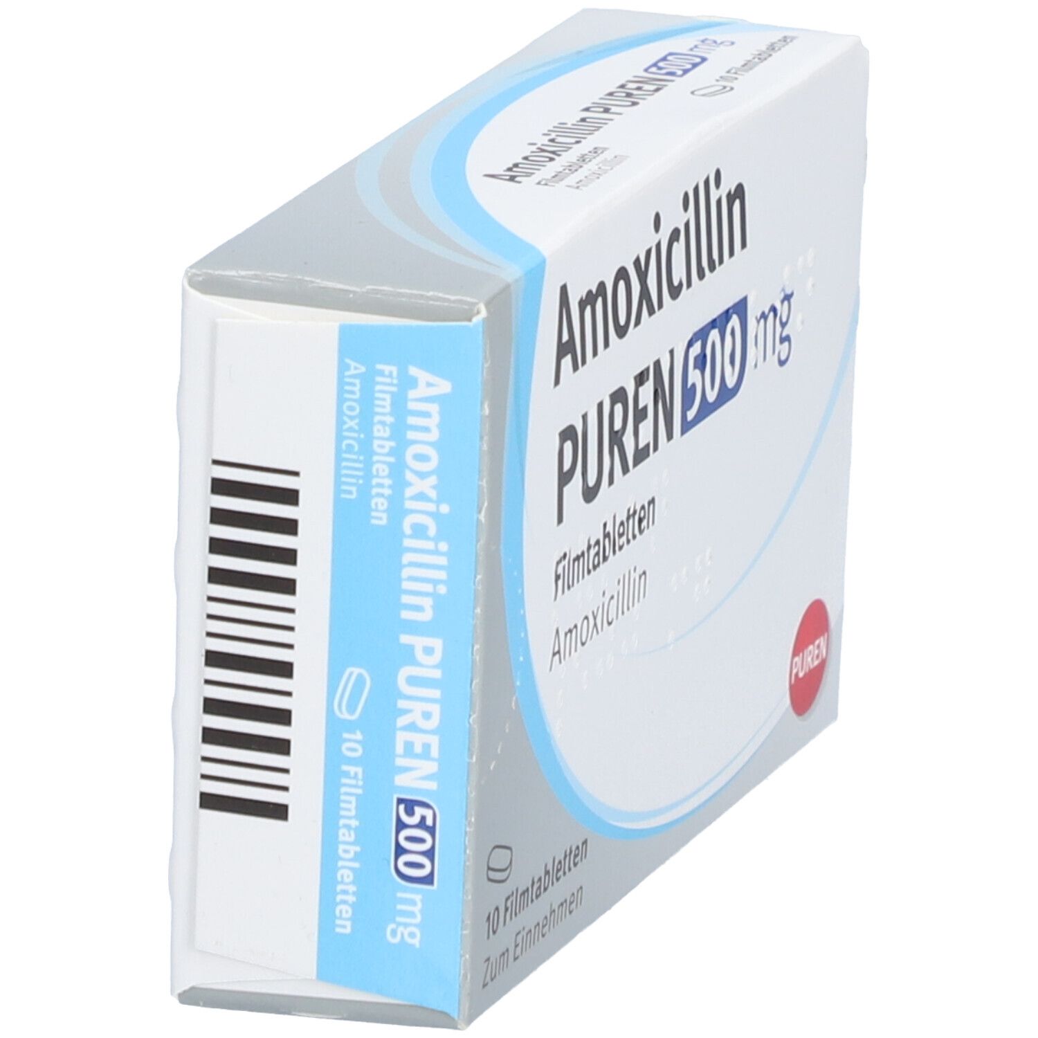 Amoxicillin Puren 500 mg Filmtabletten 10 St