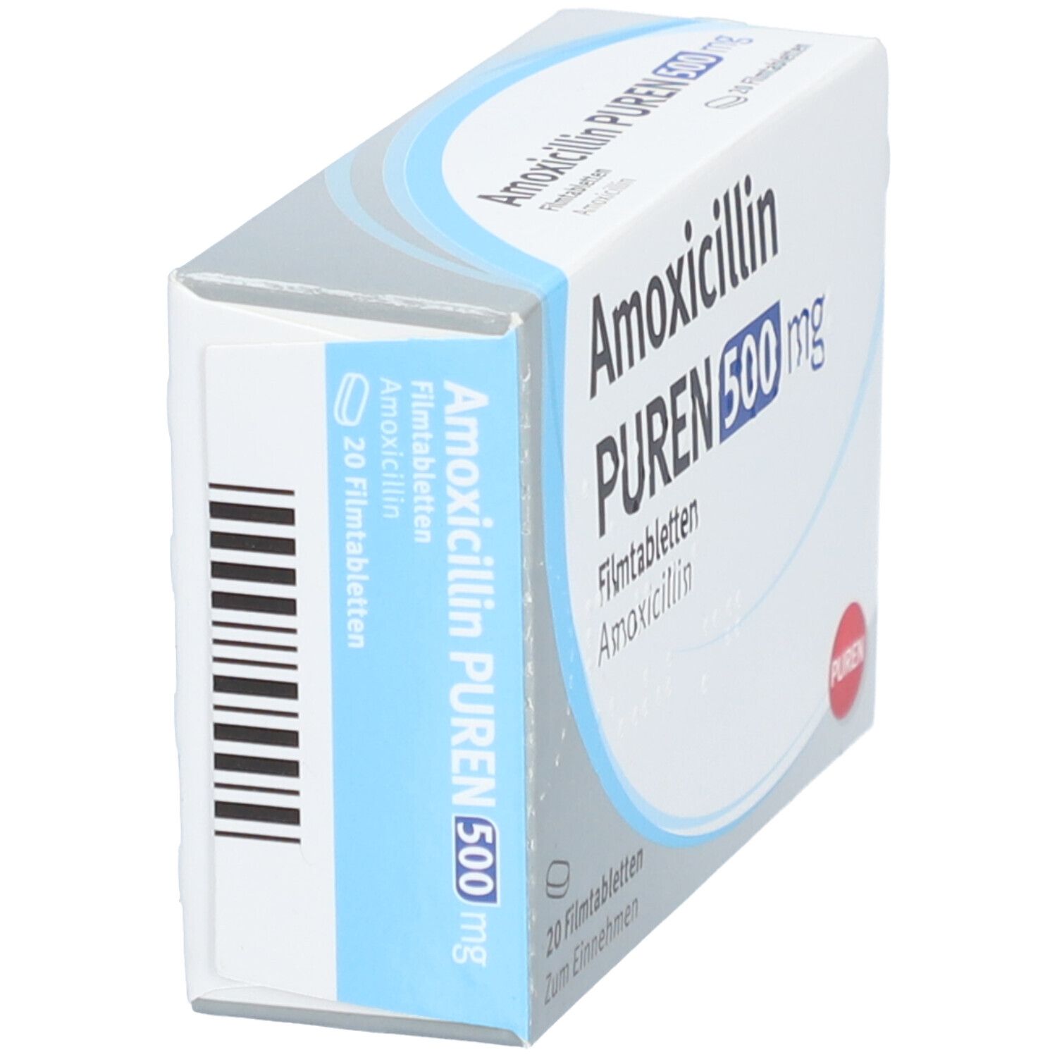 Amoxicillin Puren 500 mg Filmtabletten 20 St