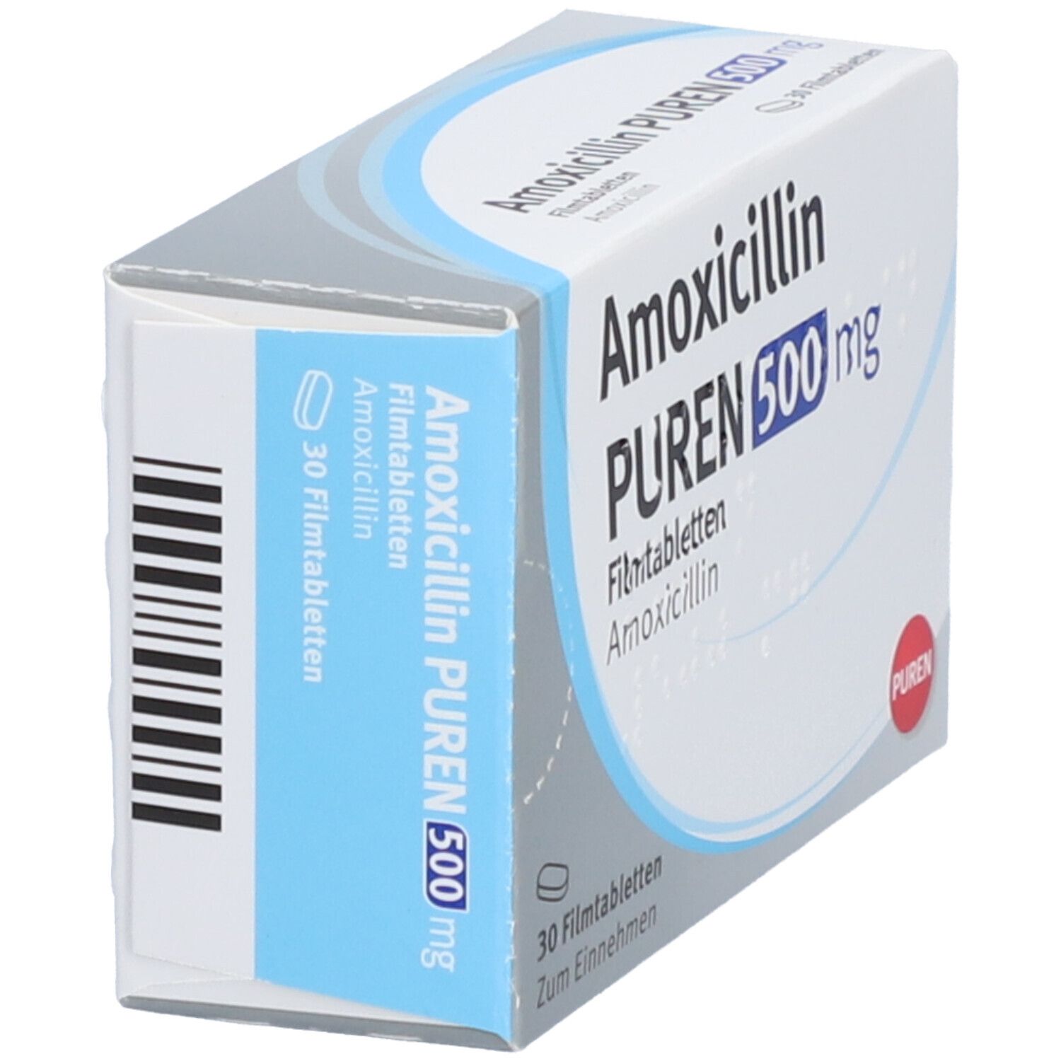 Amoxicillin Puren 500 mg Filmtabletten 30 St