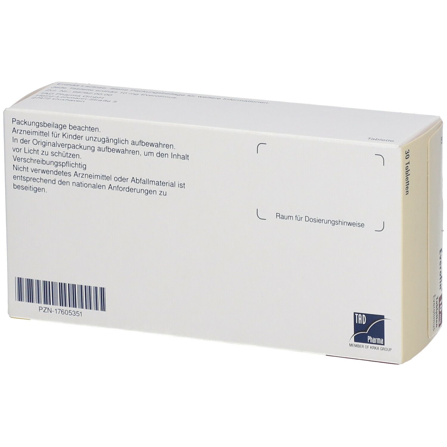 EVEROFIN 10 mg Tabletten