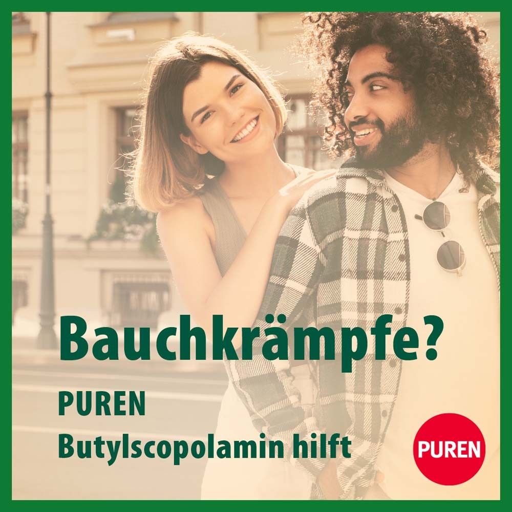 Butylscopolamin PUREN 10 mg überzogene Tabletten