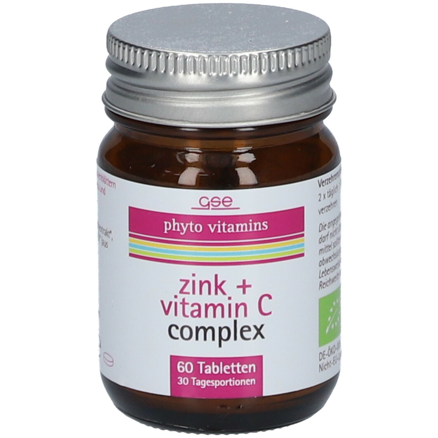 Zink + Vitamin C Complex Bio Phyto Vitamins Tabletten