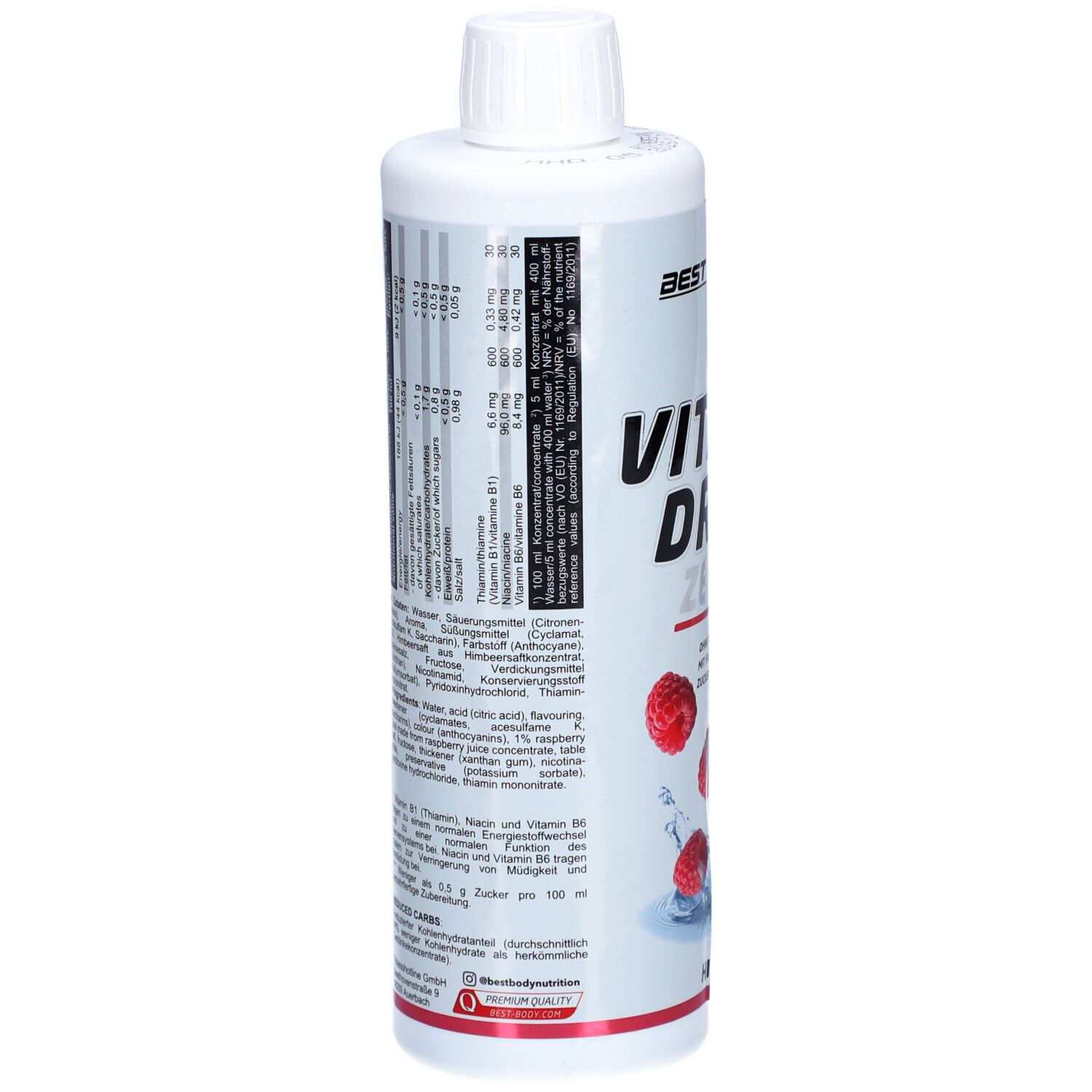 BBN Vital Drink Himbeere 500 ml Konzentrat