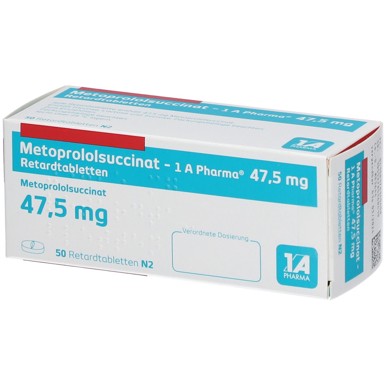 METOPROLOLSUCCINAT-1A Phar.47,5 Retardtabletten
