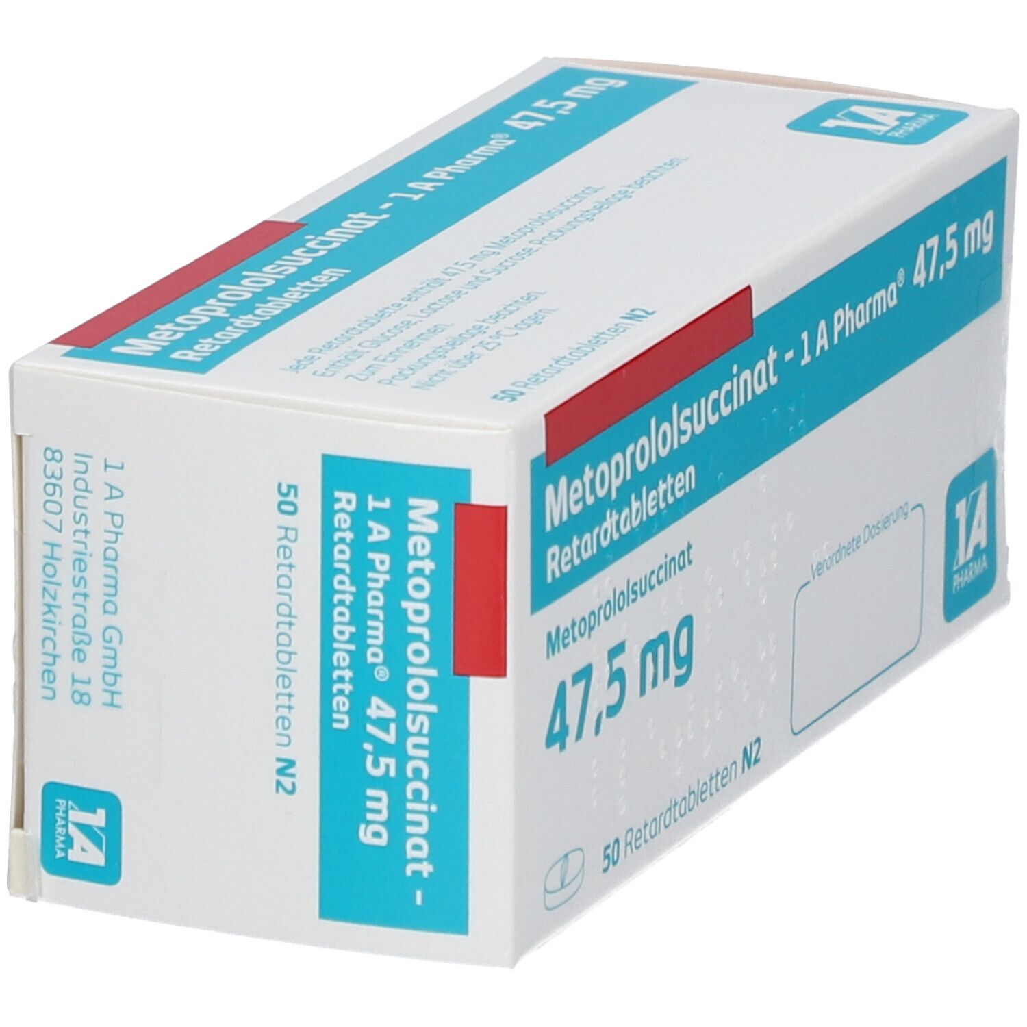 METOPROLOLSUCCINAT-1A Phar.47,5 Retardtabletten