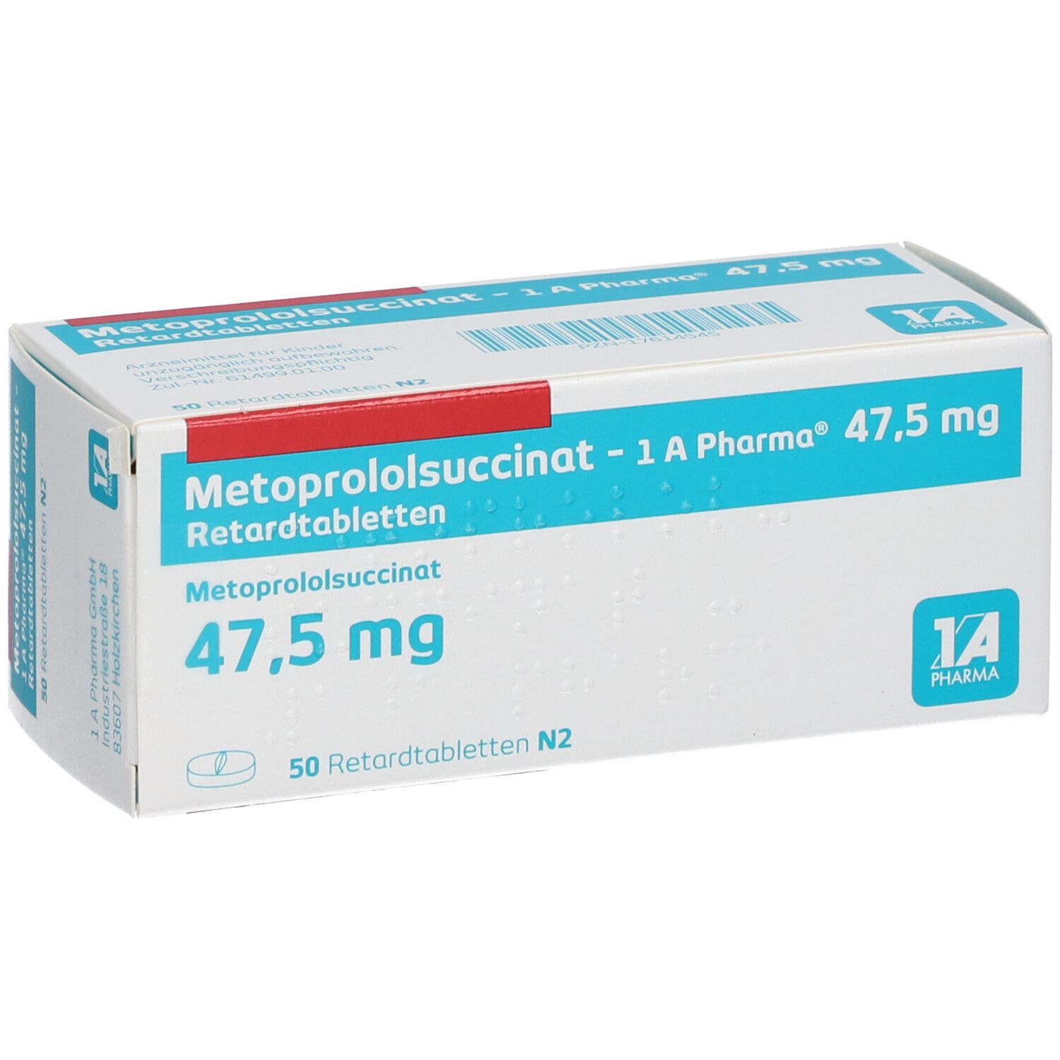 METOPROLOLSUCCINAT-1A Phar.47,5 Retardtabletten