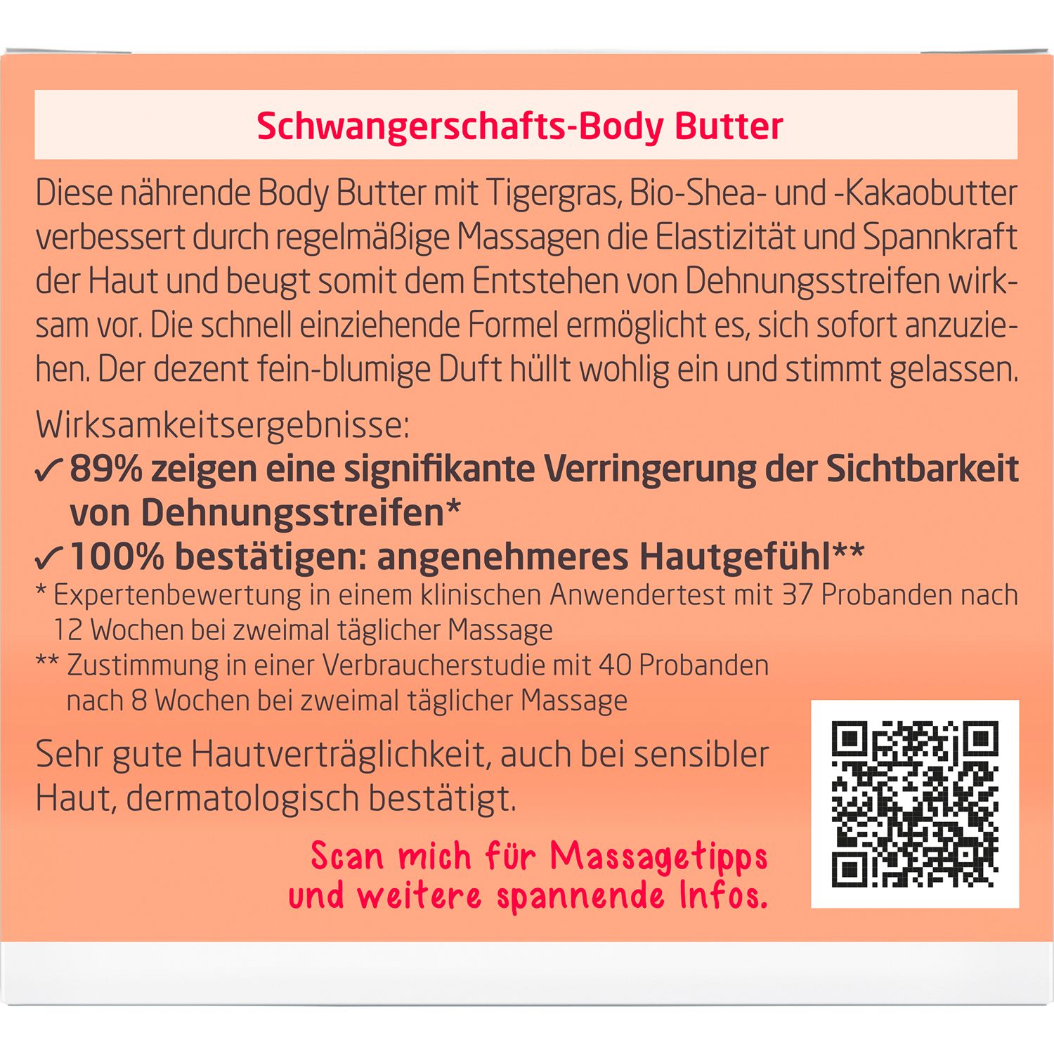 Weleda Mama Schwangerschafts-Body Butter - beugt Dehnungsstreifen vor und zieht schnell ein