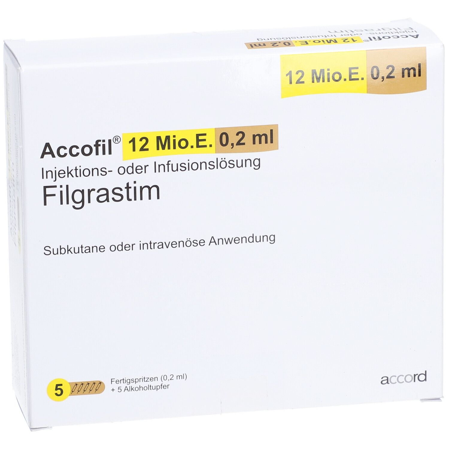 Accofil® 12 Mio.E./0,2 ml Inj.-/Inf.-Lsg.i.e.F.-Sp.
