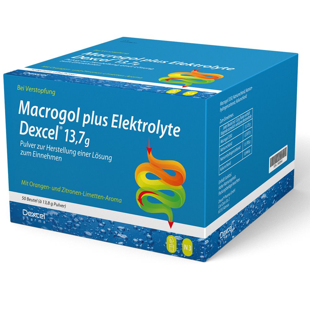 Macrogol plus Elektrolyte Dexcel 13,7 g