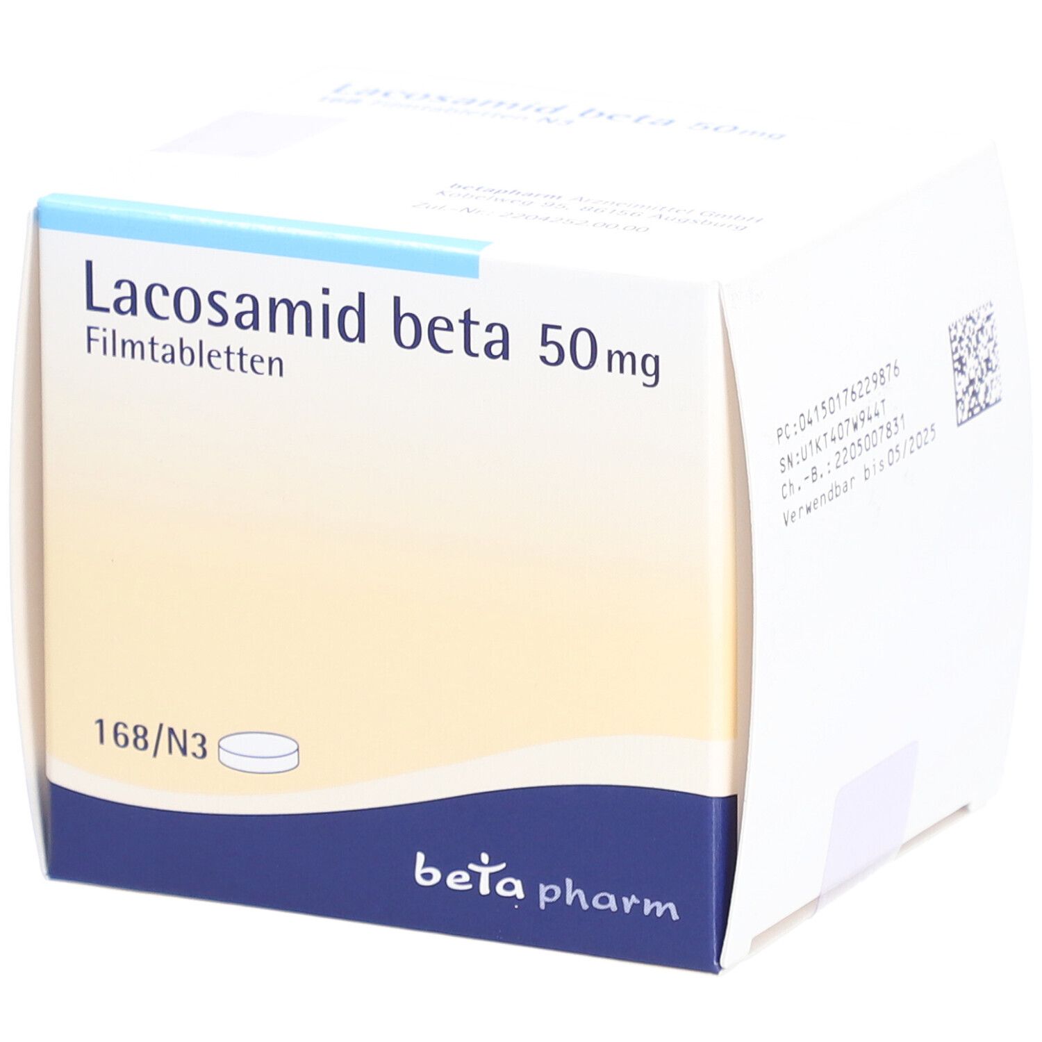 LACOSAMID beta 50 mg Filmtabletten