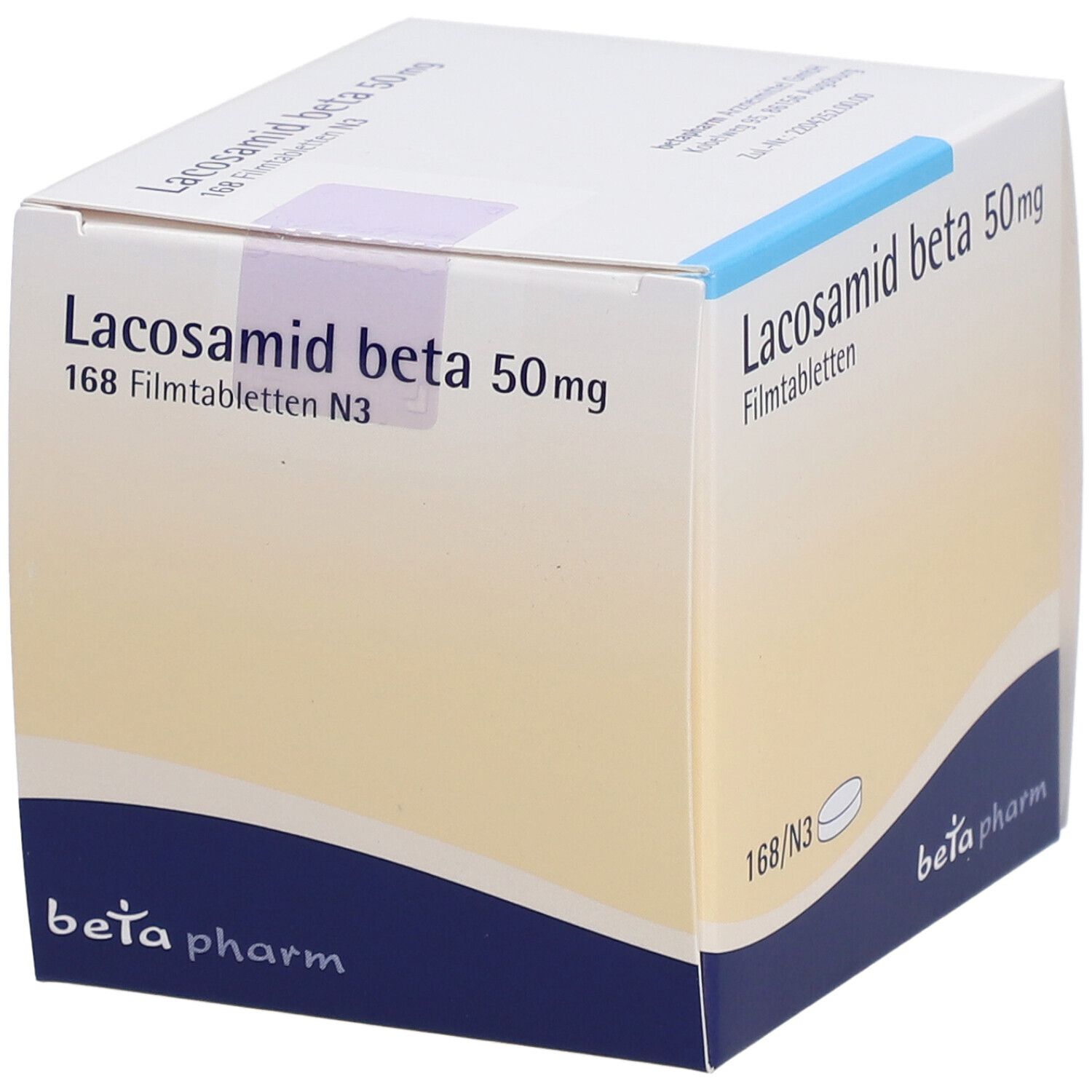 Lacosamid Stada 50 mg Filmtabletten 168 St