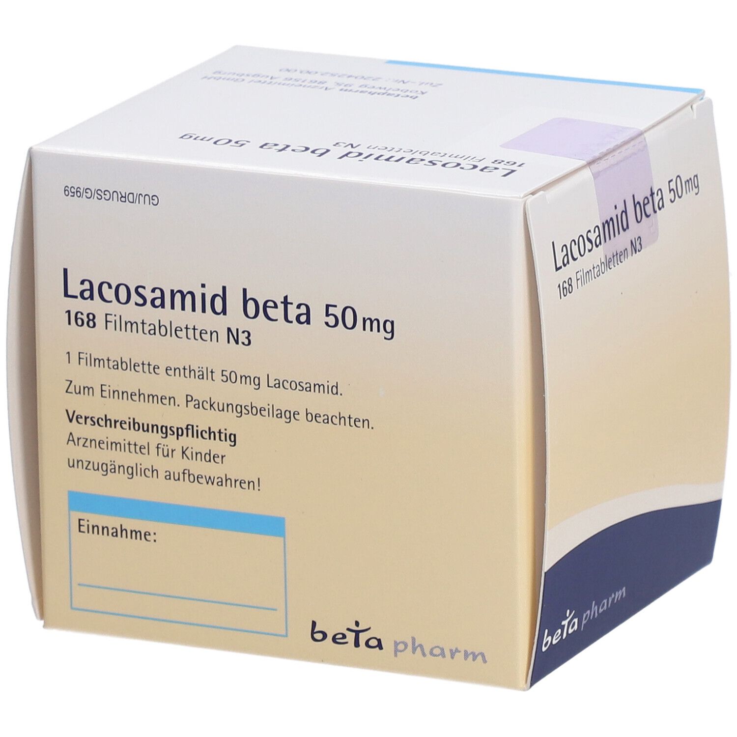 LACOSAMID beta 50 mg Filmtabletten