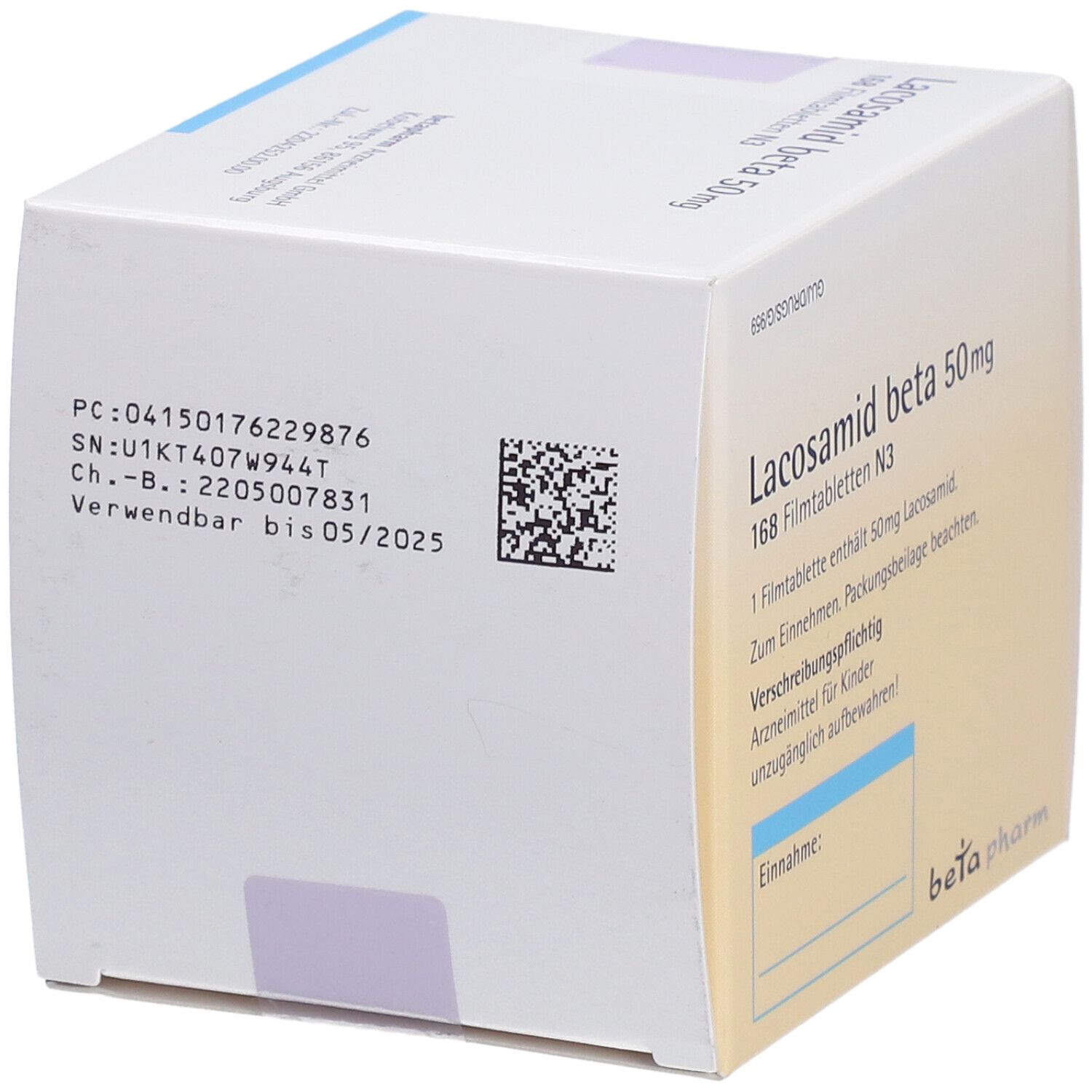 LACOSAMID beta 50 mg Filmtabletten