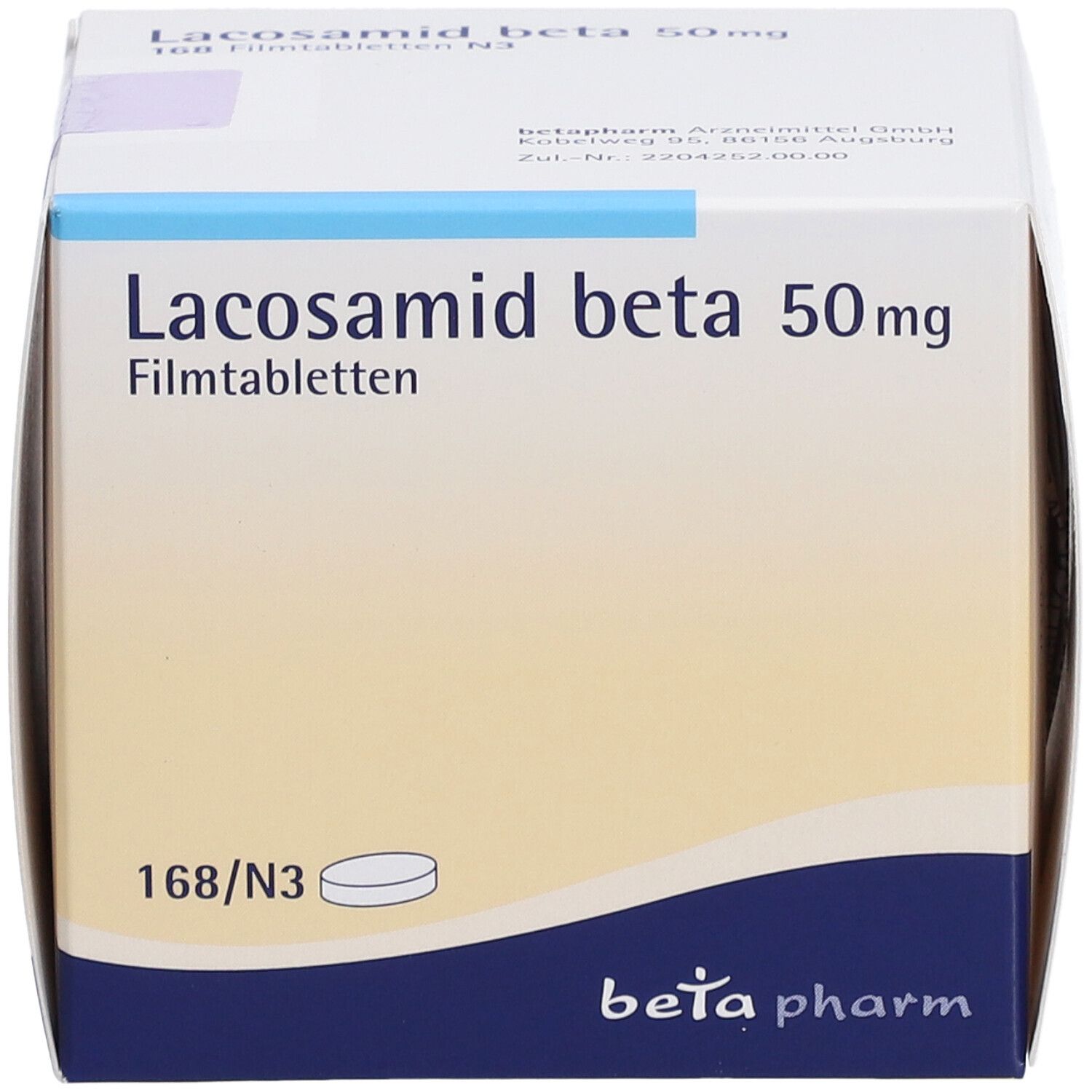 LACOSAMID beta 50 mg Filmtabletten