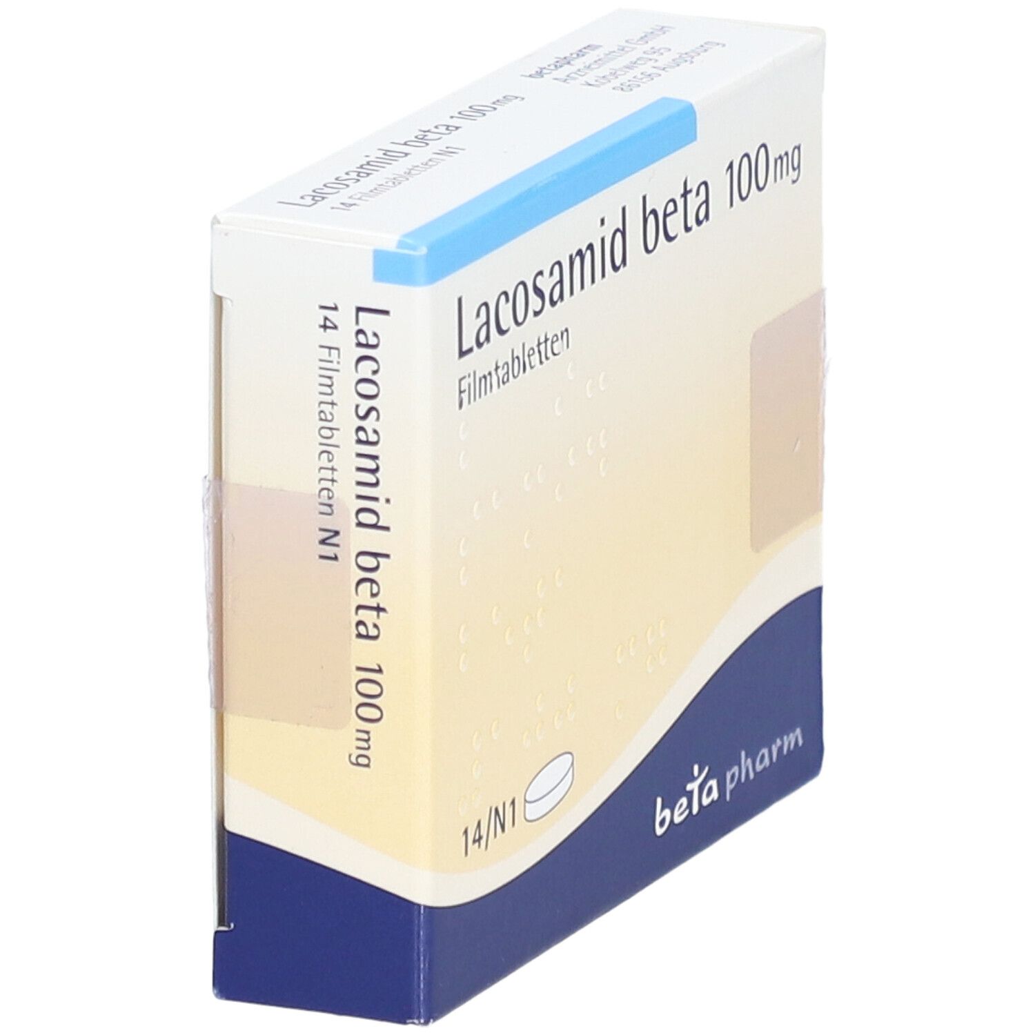 Lacosamid beta 100 mg Filmtabletten 14 St