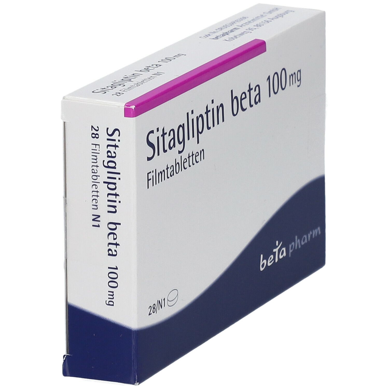 Sitagliptin beta 100 mg Filmtabletten 28 St