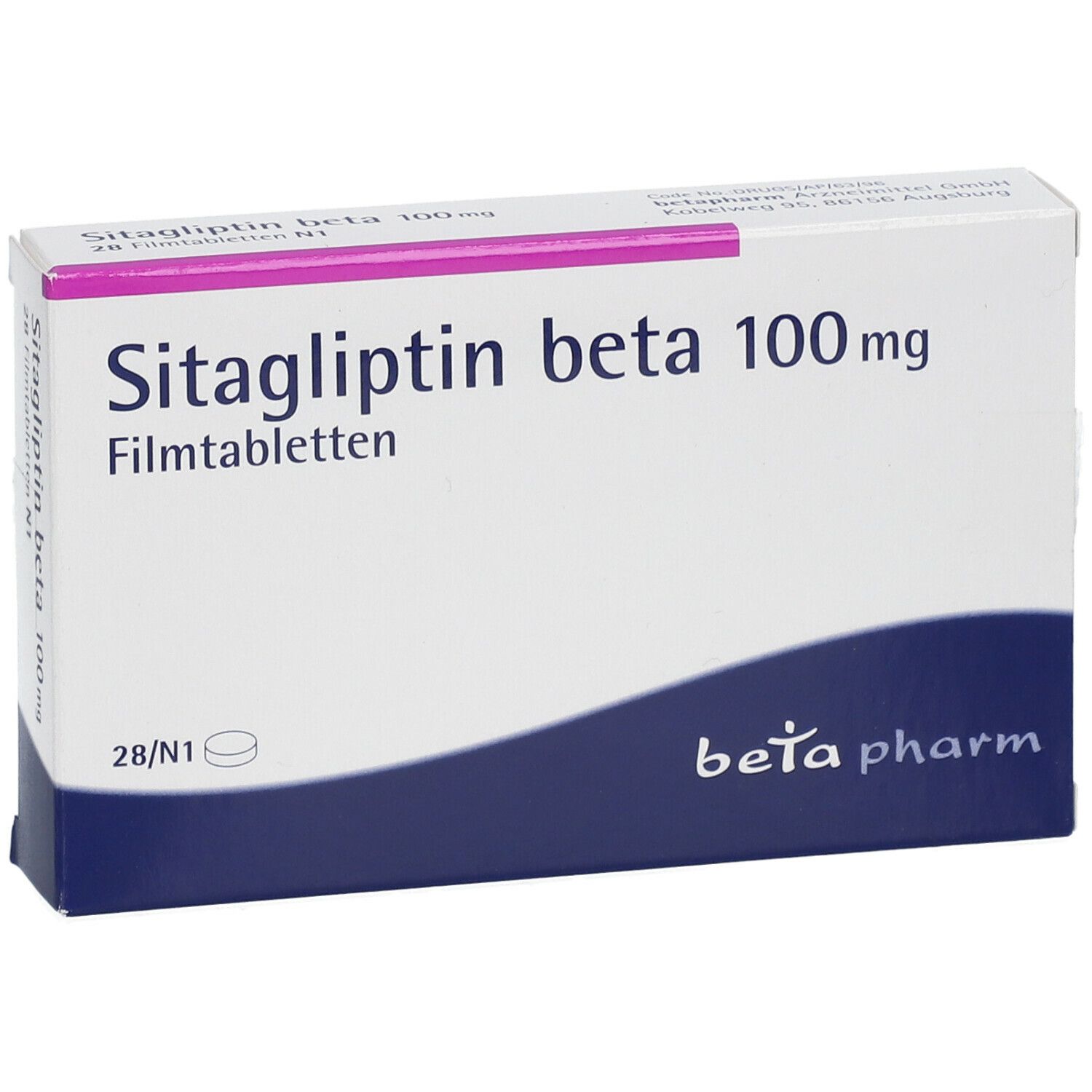 SITAGLIPTIN beta 100 mg Filmtabletten